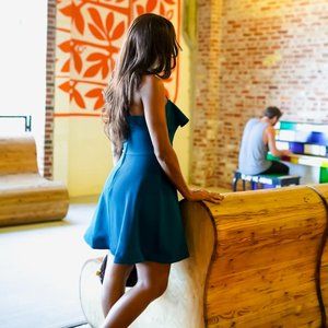 Elegant Teal Macy's Dress